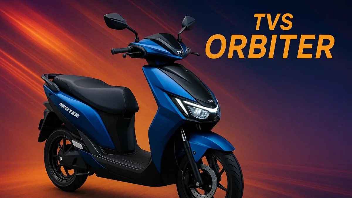 TVS Orbiter A Futuristic Urban Electric Scooter with Smart Design and Reliable Performance